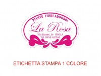 Etichette adesive per fioristi, fiorai e vivaisti (mm 39x26)  (cod.30G)